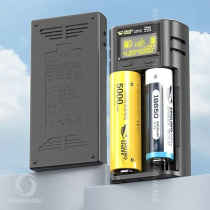 شارژر هوشمند باتری SMILING SHARK کد CD-002D