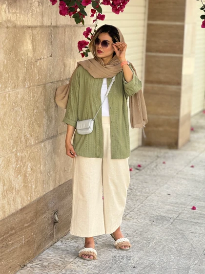 شومیز مانتویی النا