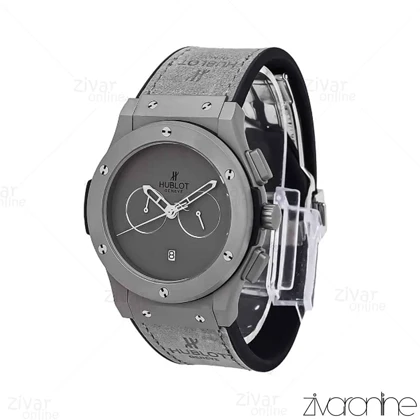 ساعت هابلوت مردانه کلاسیک فیوژن سه موتوره تمام طوسی 106787