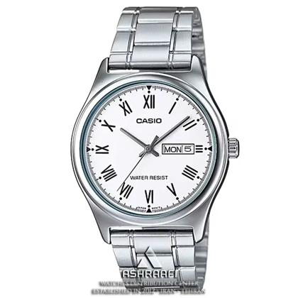 ساعت کاسیو نقره‌ای Casio MTP-V006D-7B
