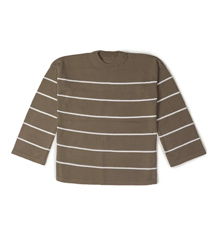 بافت لش زنانه آستین بلند یقه گرد فری سایز