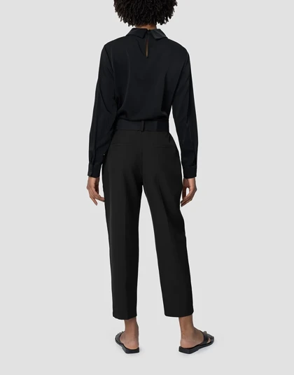 حریر ابریشم یقه دار پیش کریستال