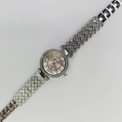 ساعت مچی زنانه مجلسی Dios نگین‌دار با موتور کوارتز