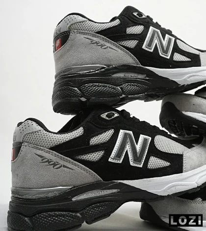 کفش کتانی مشکی طوسی NEW BALANCE 990