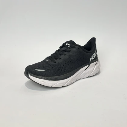 کفش راحتی مردانه و زنانه هوکا کلیفتون Clifton مشکی زیر سفید