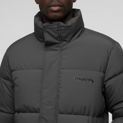 کاپشن پافر پشت چاپ(82413073)