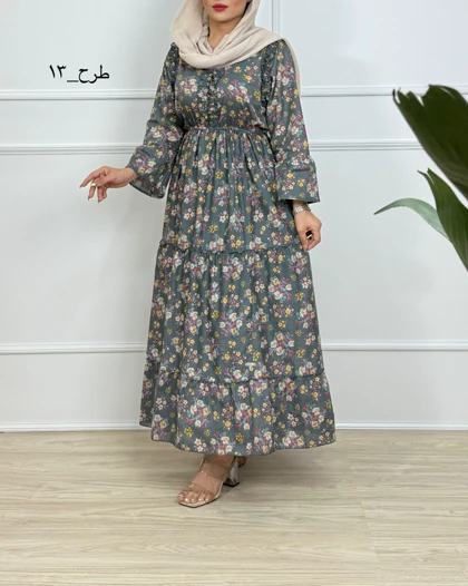 پیراهن ساحلی بلند نارسیس کد محصول 398