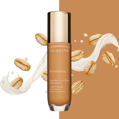 کرم پودر صورت کلارنس مدل Everlasting شماره 116.5W مناسب انواع پوست حجم 30 میلی‌لیتر