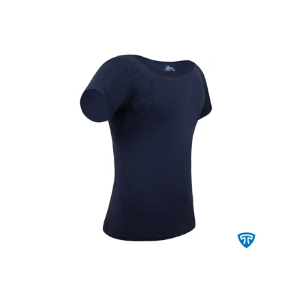 تیشرت ضدتعریق مردانه یقه گرد سورمه ای