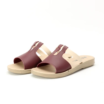 دمپایی چرم زنانه پاما مدل تیموتی