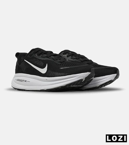 کتانی مردانه و زنانه نایک زوم ایکس مشکی سفید مدل 9155 Nike ZoomX