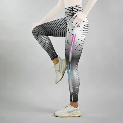 لگ ورزشی زنانه ریباک مدل GMS-3D567 طوسی روشن