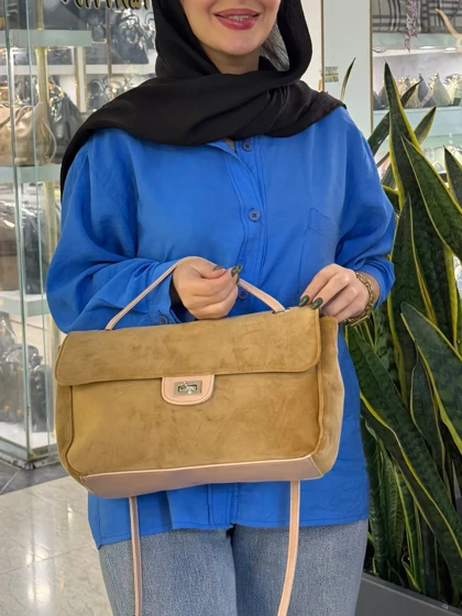 کیف جیر زنانه دستی و دوشی فیفی