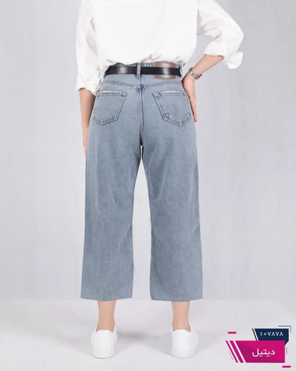 شلوار جین دخترونه رگولار دمپاکاتTHREEJEAN/22522