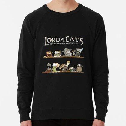 تیشرت کلاسیک ارباب حلقه ها | تیشرت Lord Of The Rings طرح Lord of cats کد 114809