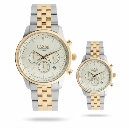 ست ساعت مردانه زنانه اورجینال لاکسمی LAXMI 8563
