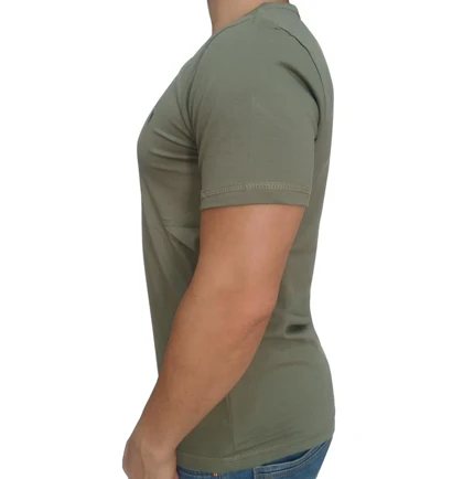 تیشرت مردانه ساده سبز abercrombie