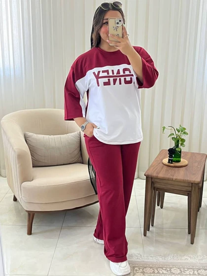 ست زنانه و دخترانه اسپرت بیرونی کد 464