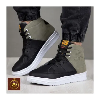نیم بوت کتانی ساق‌دار مردانه Timberland_Gray