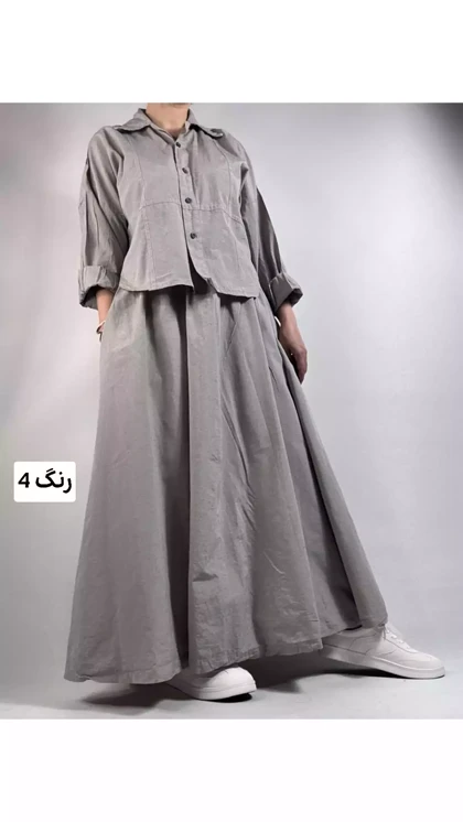 ست شومیز دامن قواره دار زنانه 664089