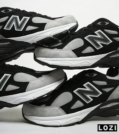 کفش کتانی مشکی طوسی NEW BALANCE 990