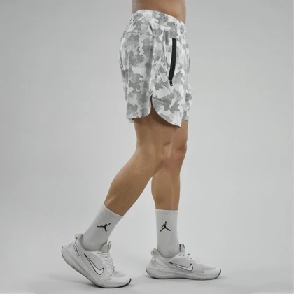 شلوارک ورزشی مردانه نایک مدل Mub-NK 018 چریکی سفید