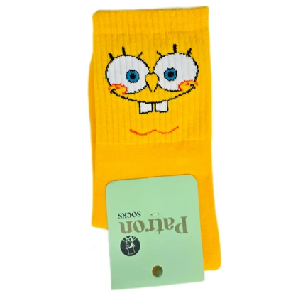 جوراب ساق بلند باب اسفنجی نخی