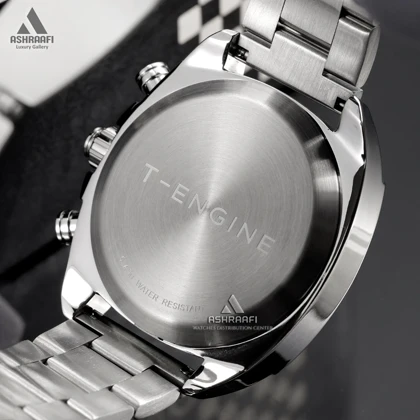 ساعت تی انجین صفحه مشکی T-Engine Drum Chrono 3940