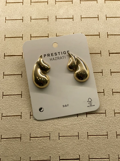 گوشواره اشکی طلایی