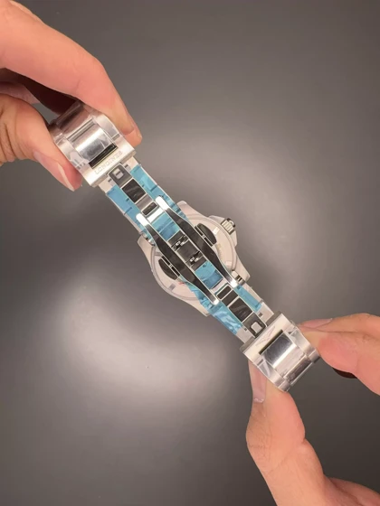 ساعت مچی لونژین اتوماتیک بند سیلور صفحه آبی Longines