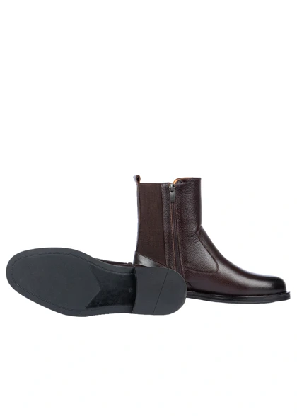 نیم بوت چرم زنانه مدل آیسن سیگنچر