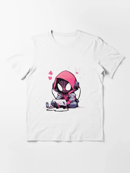 تیشرت spiderman spider verse | تیشرت مرد عنکبوتی طرح Spider gamer کد 105541