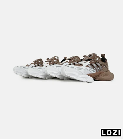 کفش کتانی مردانه و زنانه قهوه ای سفید ADIDAS performance x9000l4