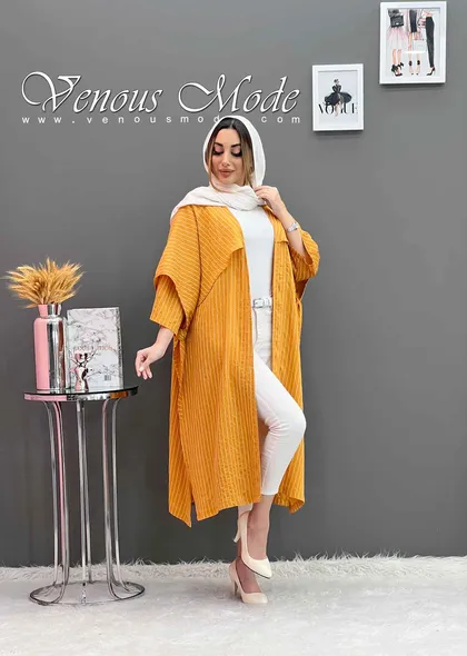 مانتو بلند ژیله دار