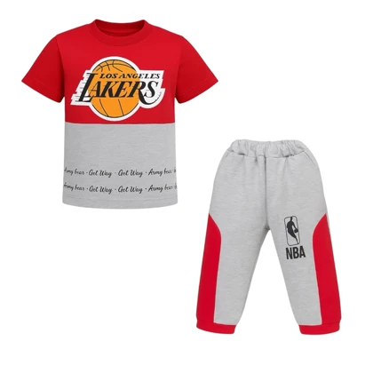 ست تیشرت آستین کوتاه و شلوارک راحتی بچگانه مدل PJ1391