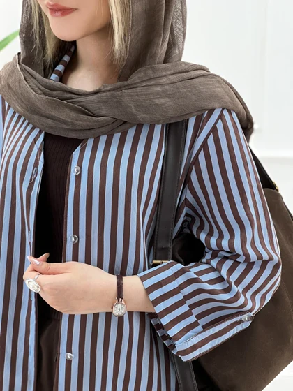 شومیز راه راه زنانه لامیا