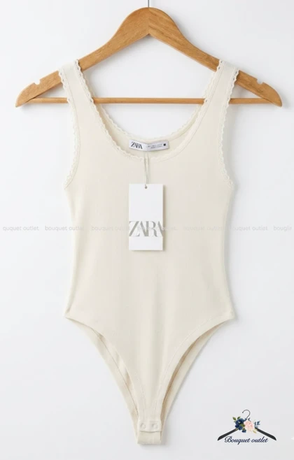 بادی سفید کبریتی زارا ZARA