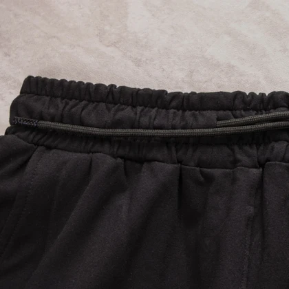 شلوارک مردانه دورس دو نخ لاکرا مشکی