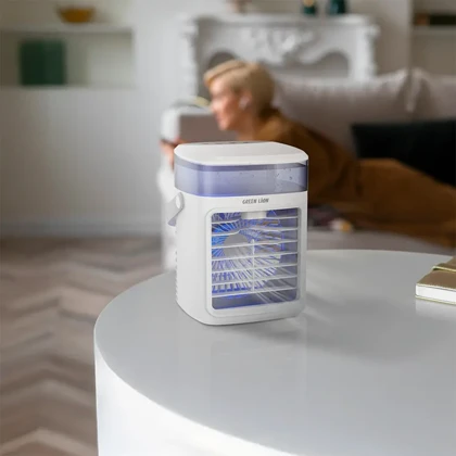 کولر رومیزی شارژی گرین لاین مدل GL-AC12 ظرفیت 0.4 لیتر