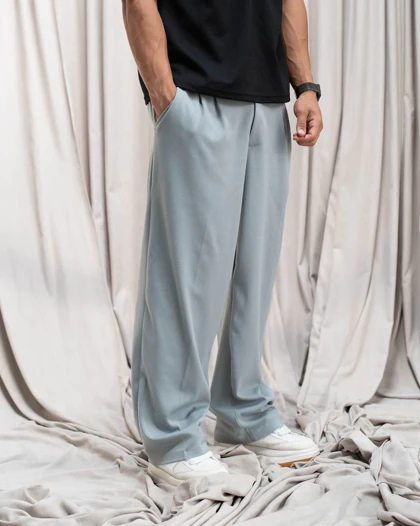 شلوار بگ مردانه پارچه ای