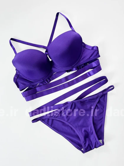 ست شورت و سوتین اسفنجی فنر دار فانتزی