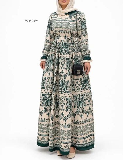 پیراهن بلند آیسو گلبرگ 1