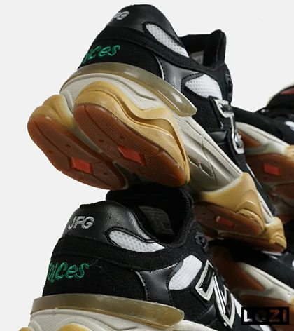 کفش کتانی مردانه و زنانه مشکی سفید خردلی NEW BALANCE 9060