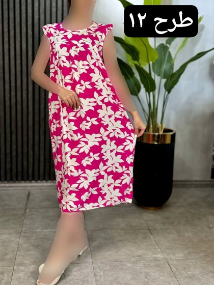 پیراهن نخی صبا کد 1912