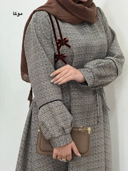 پیراهن مانتویی بلند سوپر کلوش سها