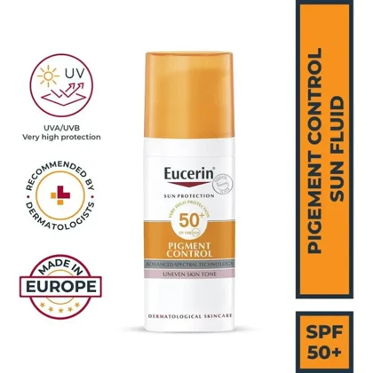ضد افتاب اوسرین مدل پیگمنت کنترل ژل کرم مناسب انواع پوست و مستعد لک (Eucerin)