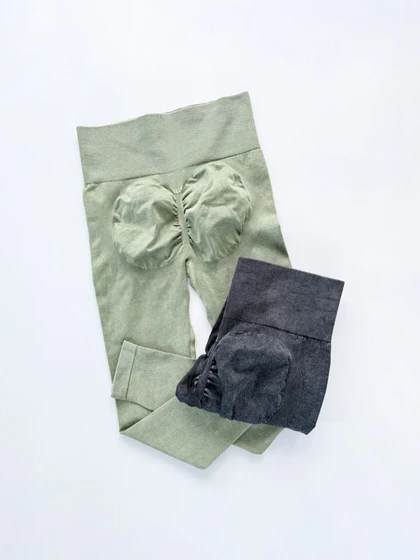 لگ ورزشی سیملس پشت چروک ساده سنگ شور