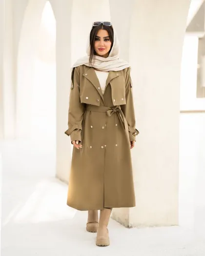 بارانی دوتیکه مدل ساحل کد 2092