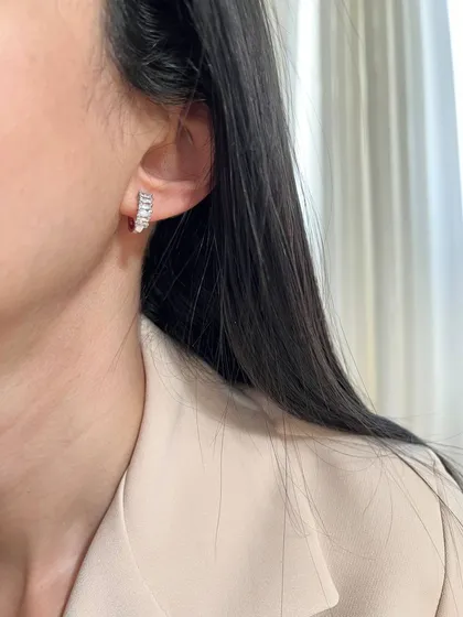 گوشواره حلقه‌ای تنیسی