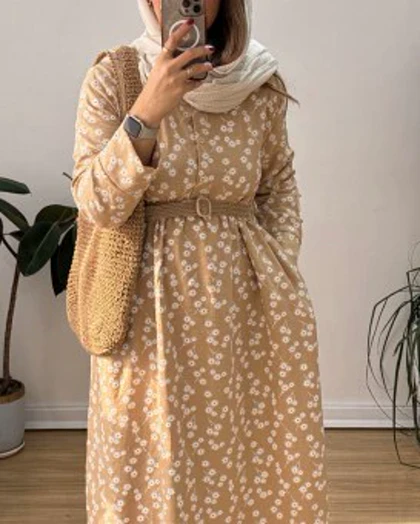 پیراهن مانتویی نرگس